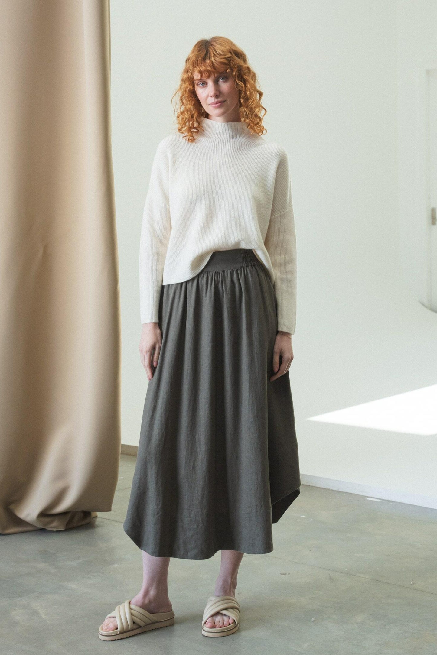 LILLY PILLY Lumi cashmere knit in Ivory