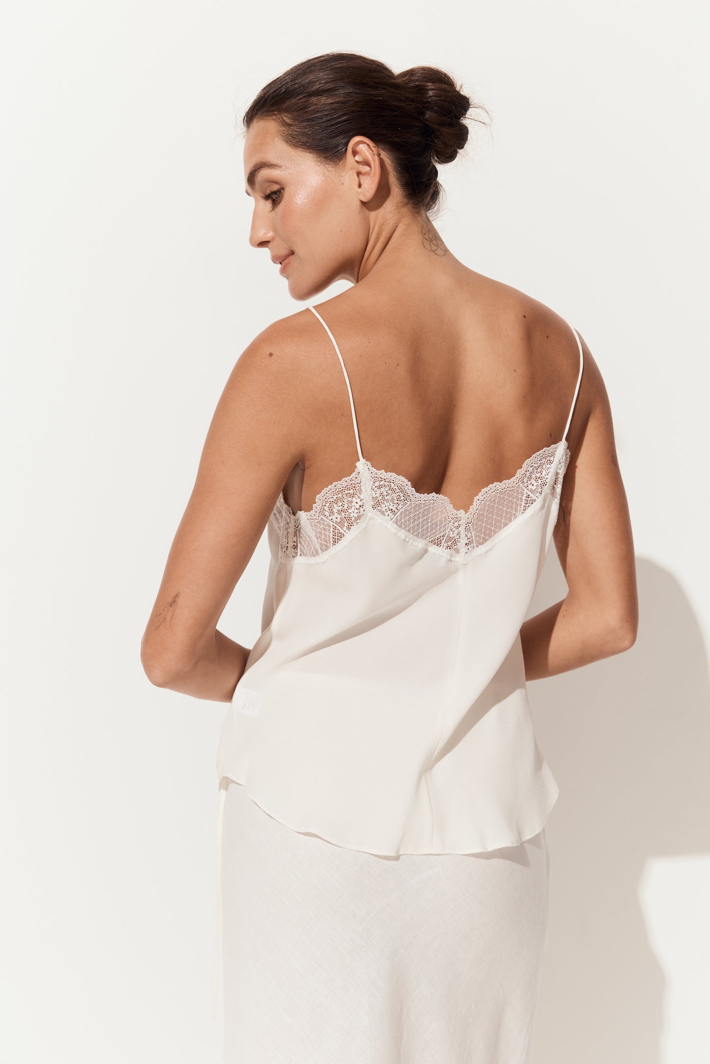 Frankie Silk Cami - Ivory
