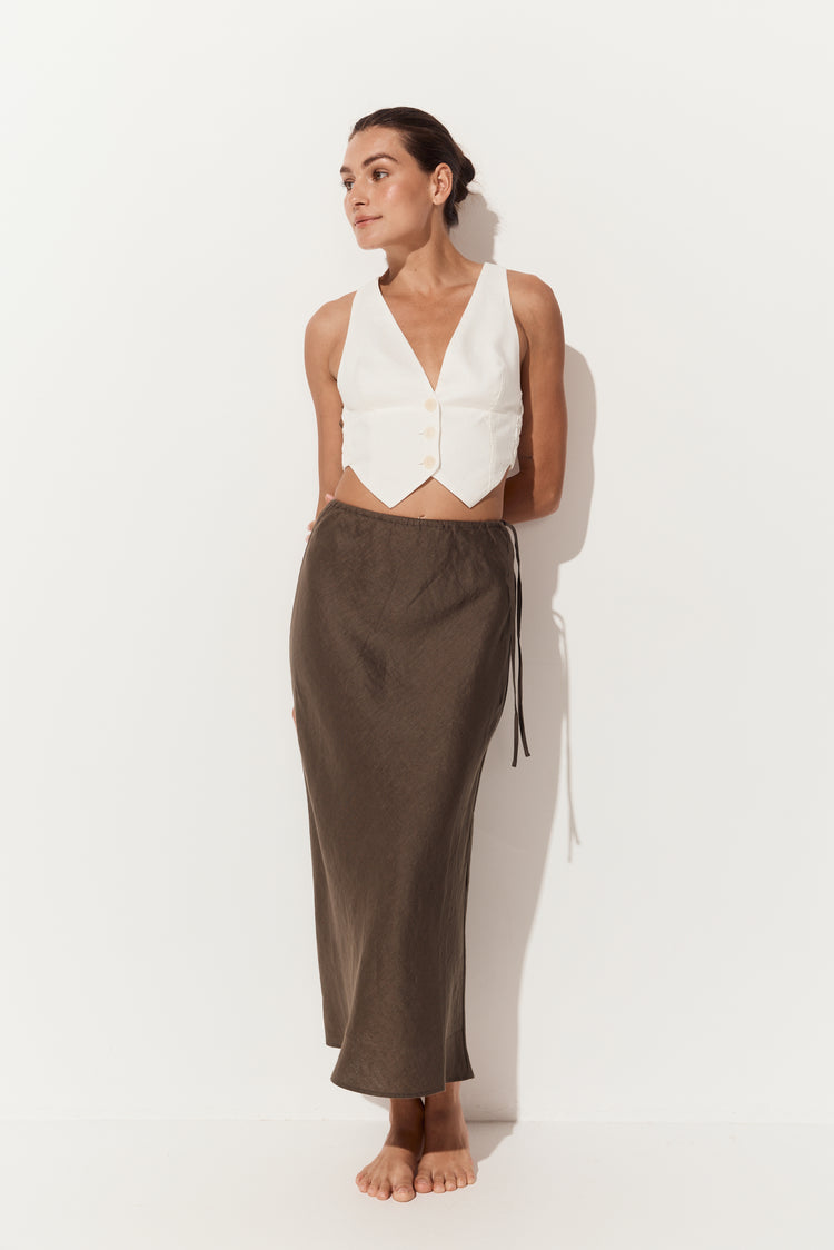 Womens Linen Skirts