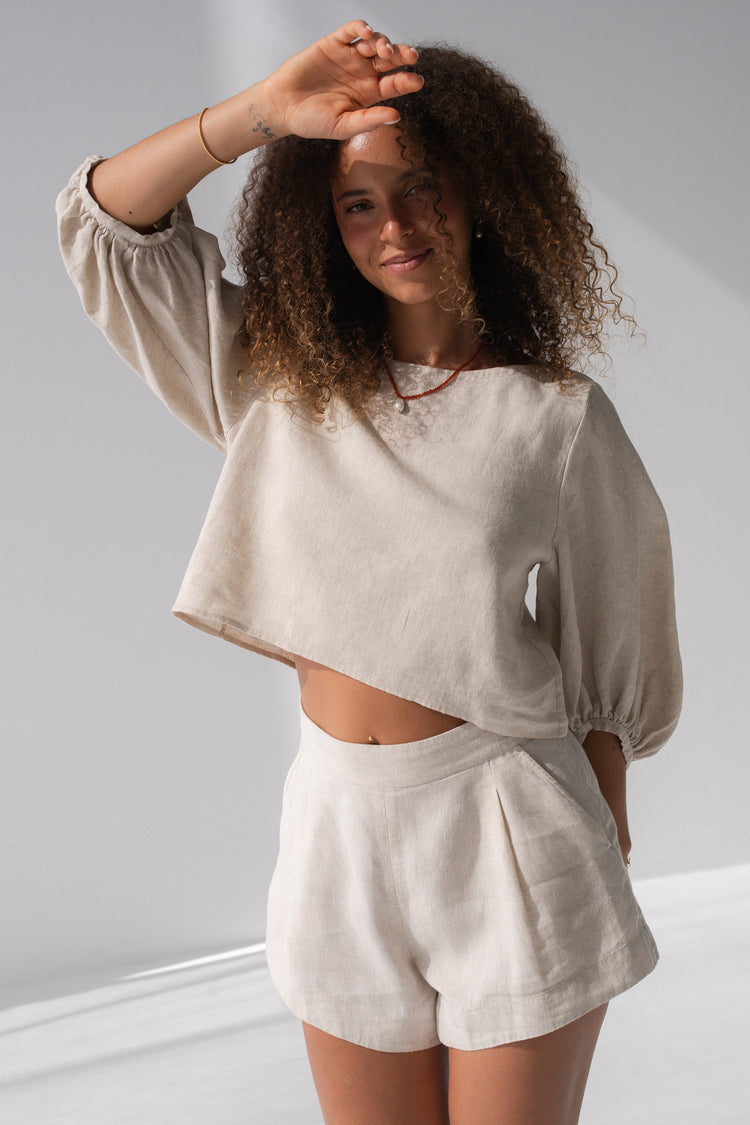 Womens Linen Tops