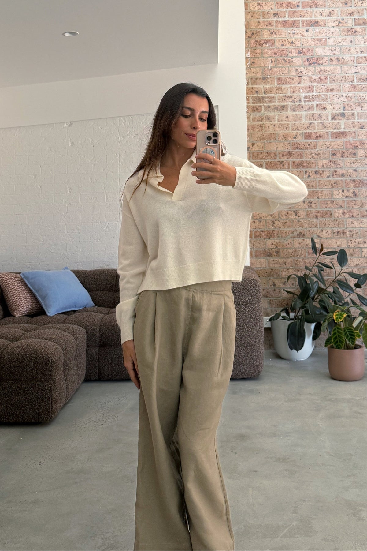 EMMA IVORY CASHMERE KNIT