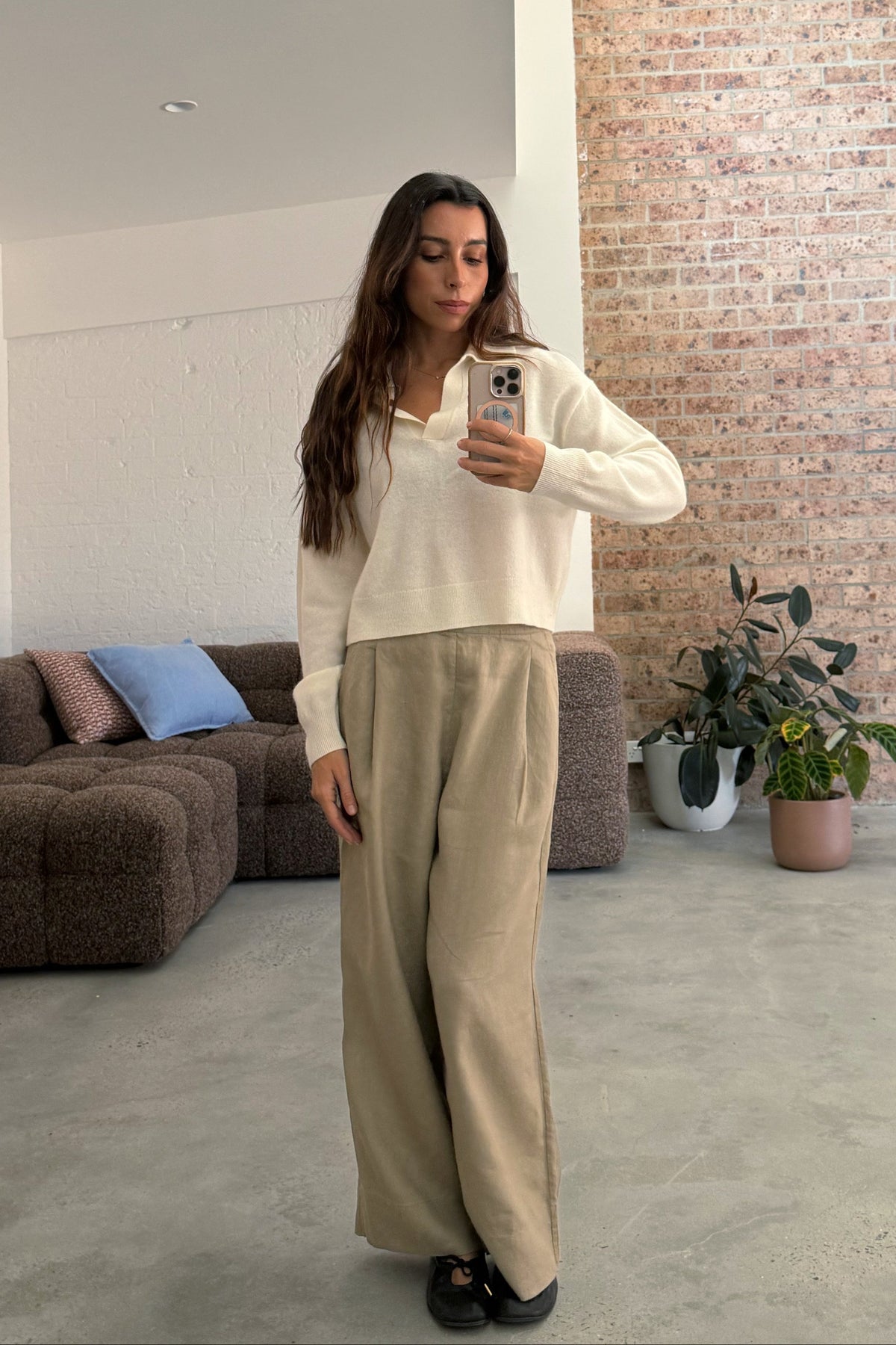 EMMA IVORY CASHMERE KNIT