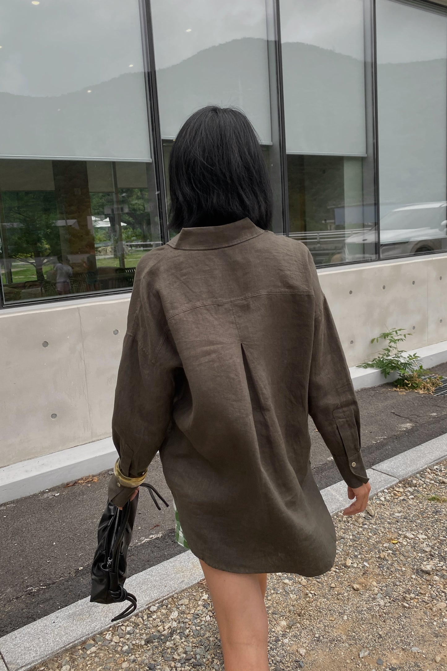 Kirra Khaki Linen Shirt