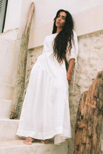 long sleeve dresses casual Ophelia Wine Long Sleeve Modest Casual Dress