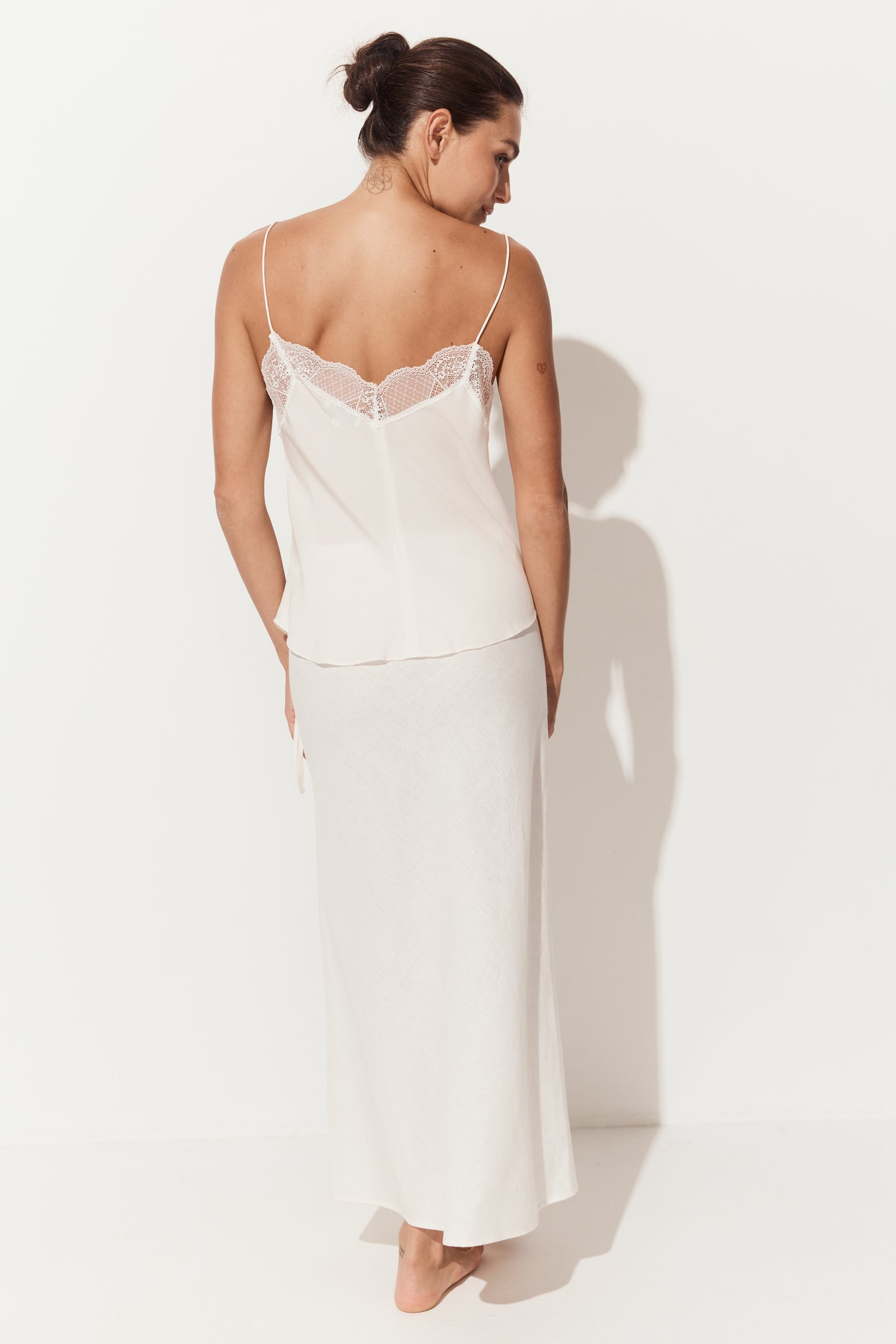 Frankie Silk Cami - Ivory