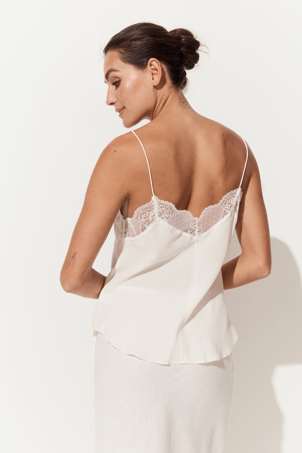 Frankie Silk Cami - Ivory