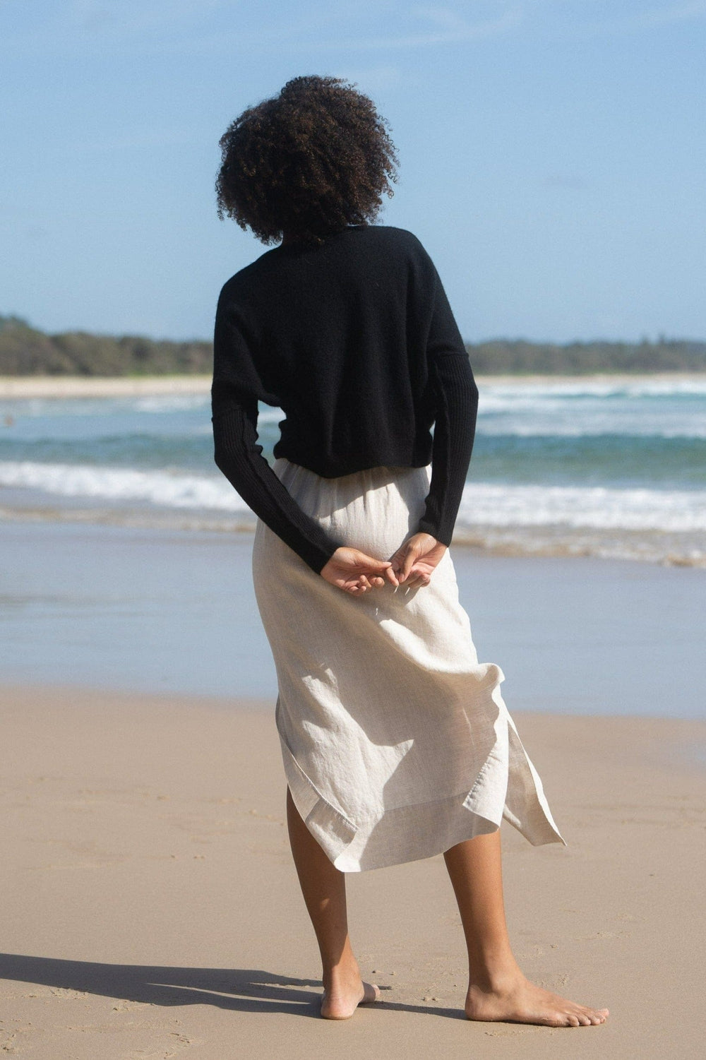 Miri Cashmere Knit - Ivory - customer review photo by Vibe - Fig Tree Pocket, QLD