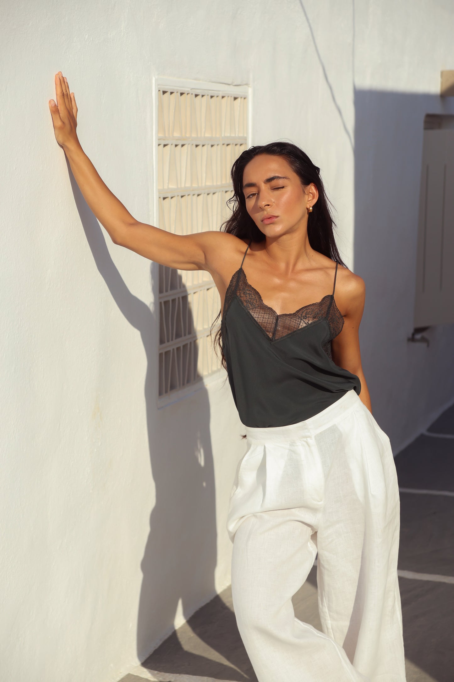 Oli Ivory Linen Pants