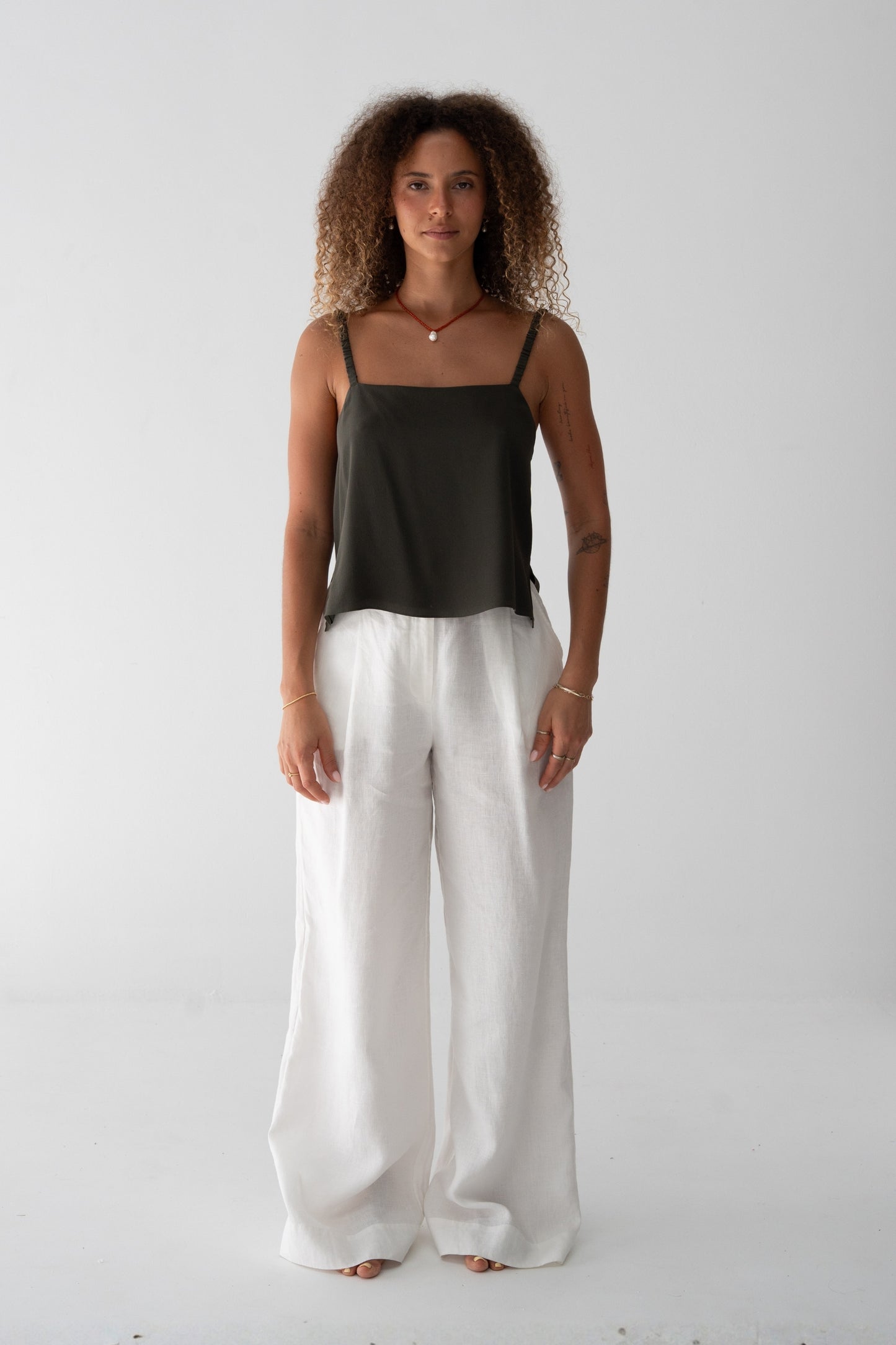 Oli Ivory Linen Pants