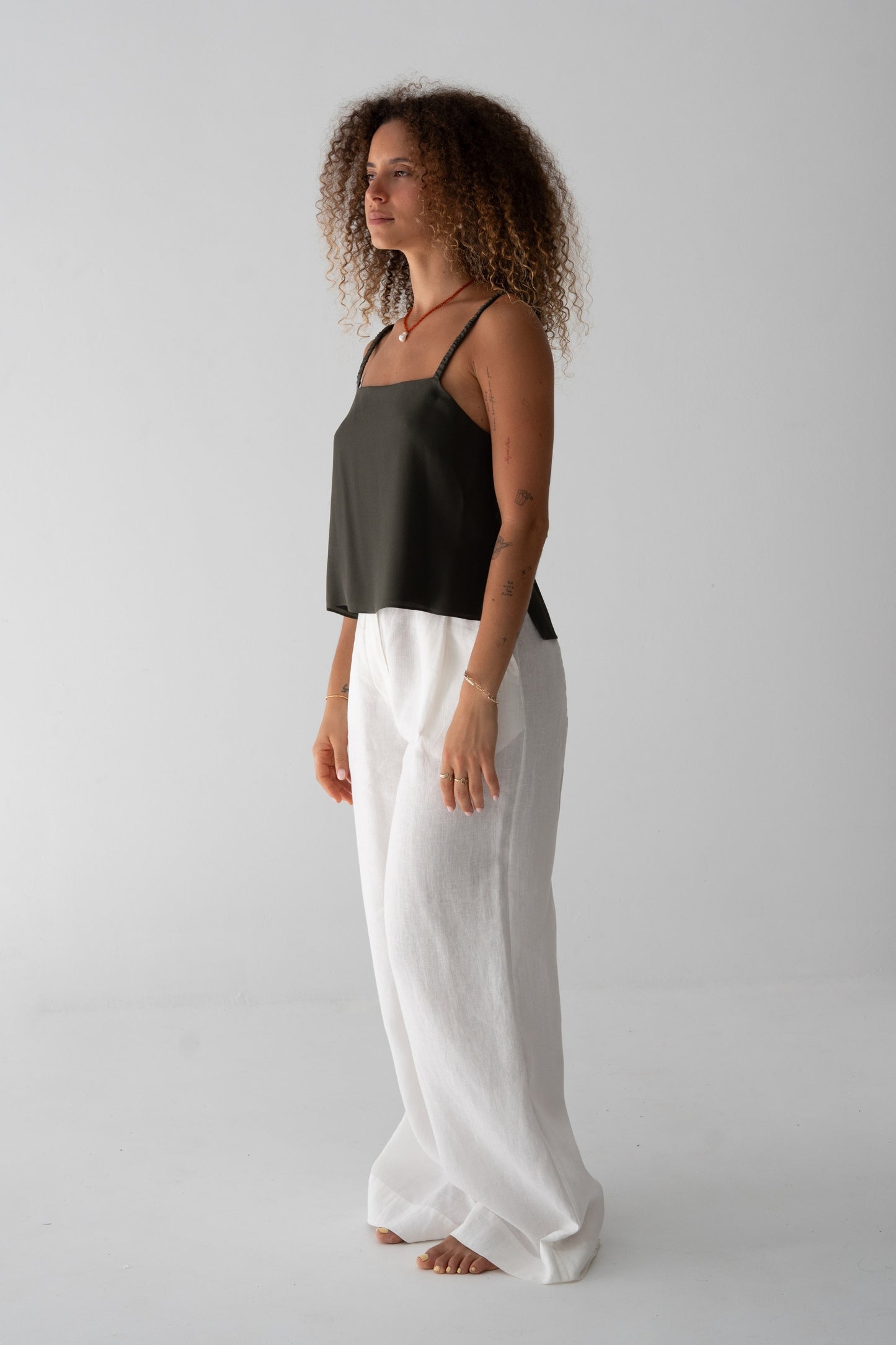 Oli Ivory Linen Pants