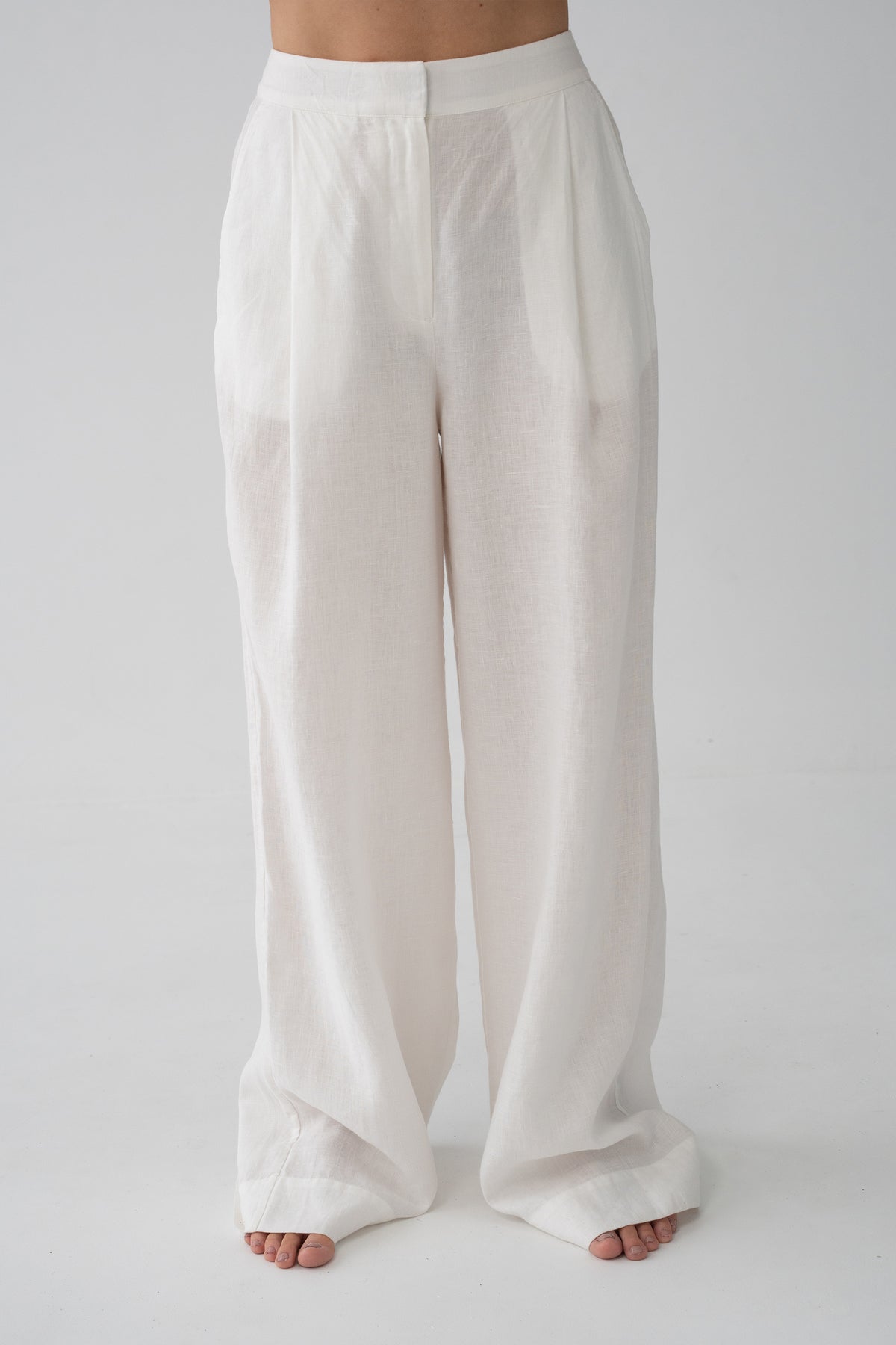 Oli Ivory Linen Pants