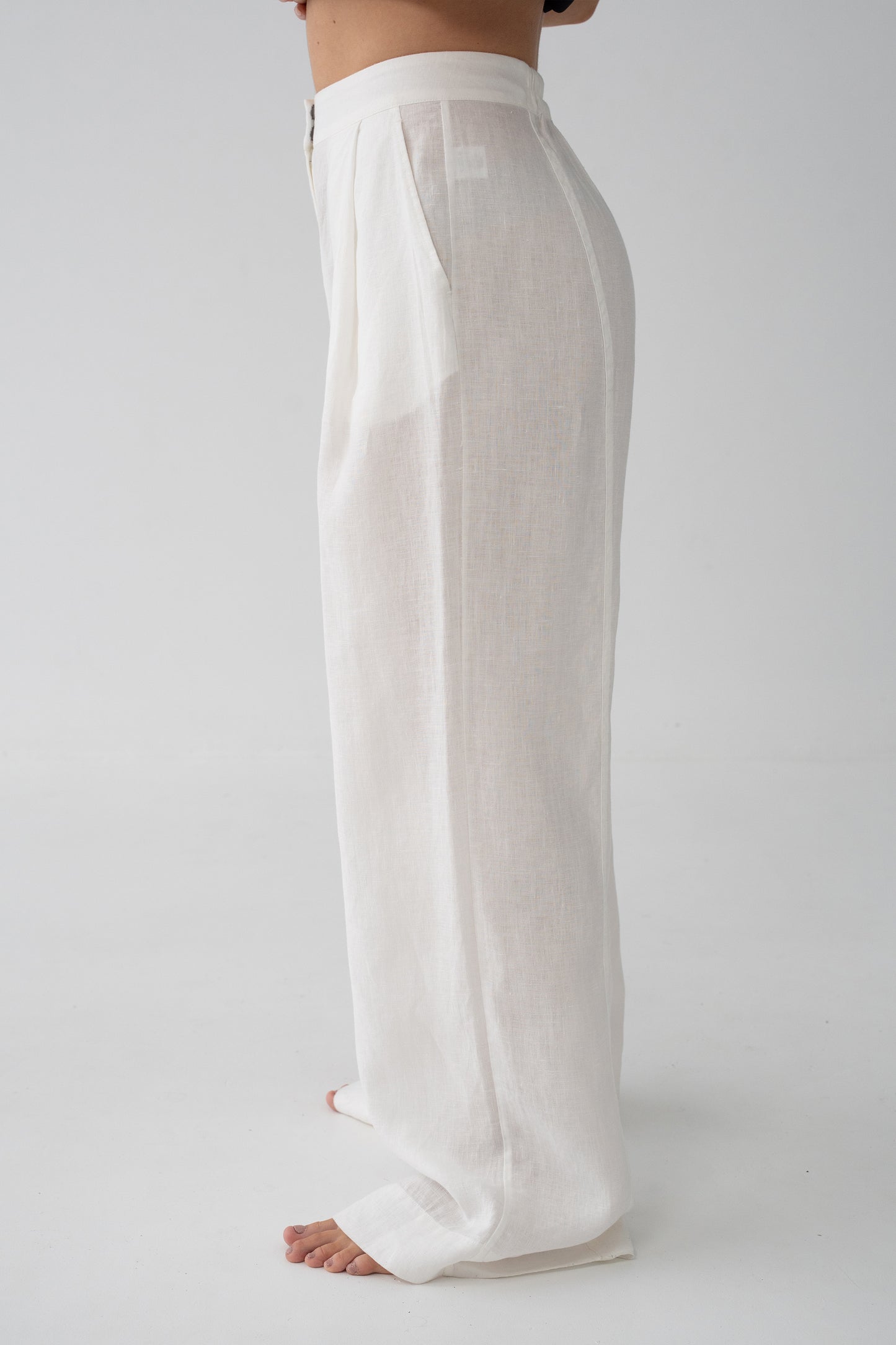 Oli Ivory Linen Pants