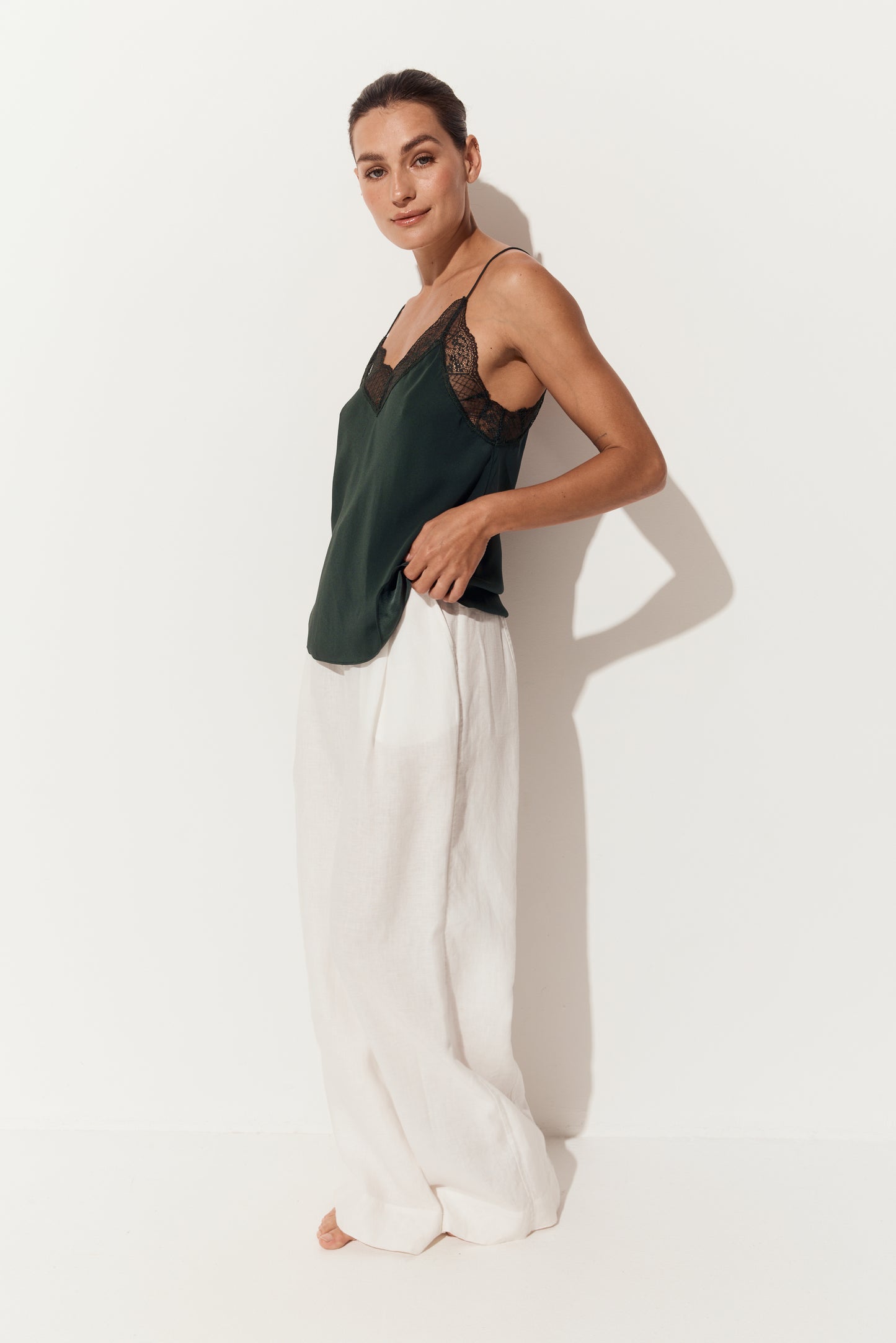 Oli Linen Pants - Ivory
