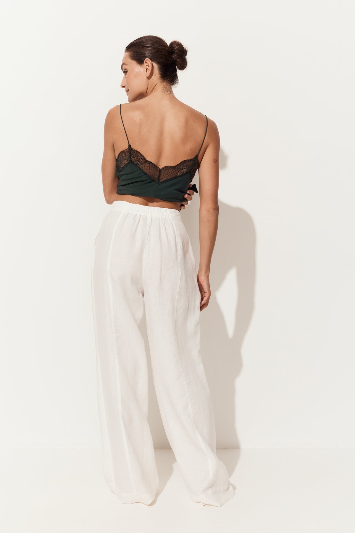 Oli Linen Pants - Ivory