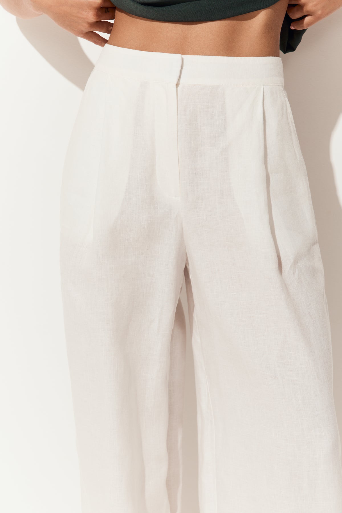 Oli Linen Pants - Ivory