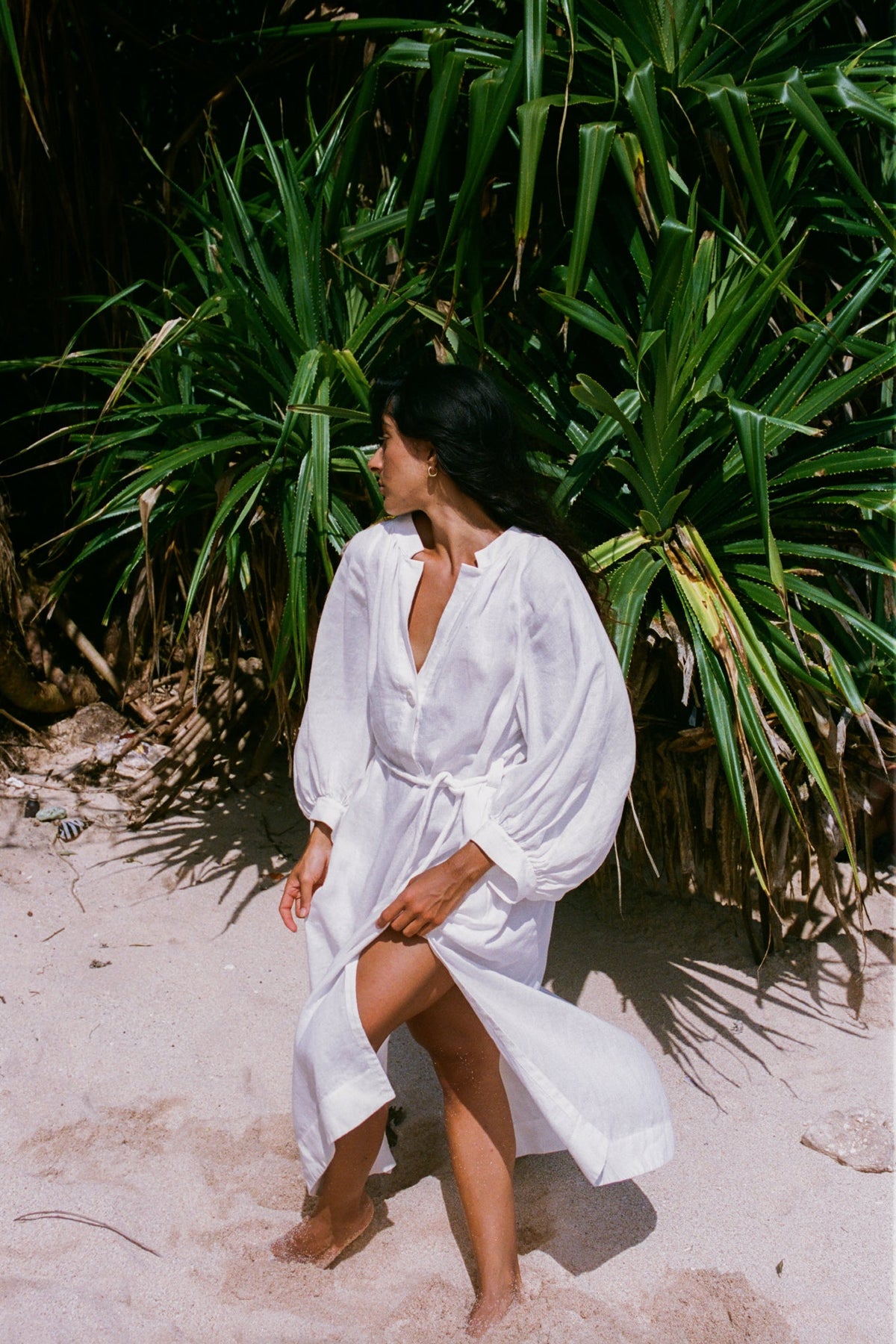 Mae Ivory Linen Dress - European linen – LILLY PILLY COLLECTION