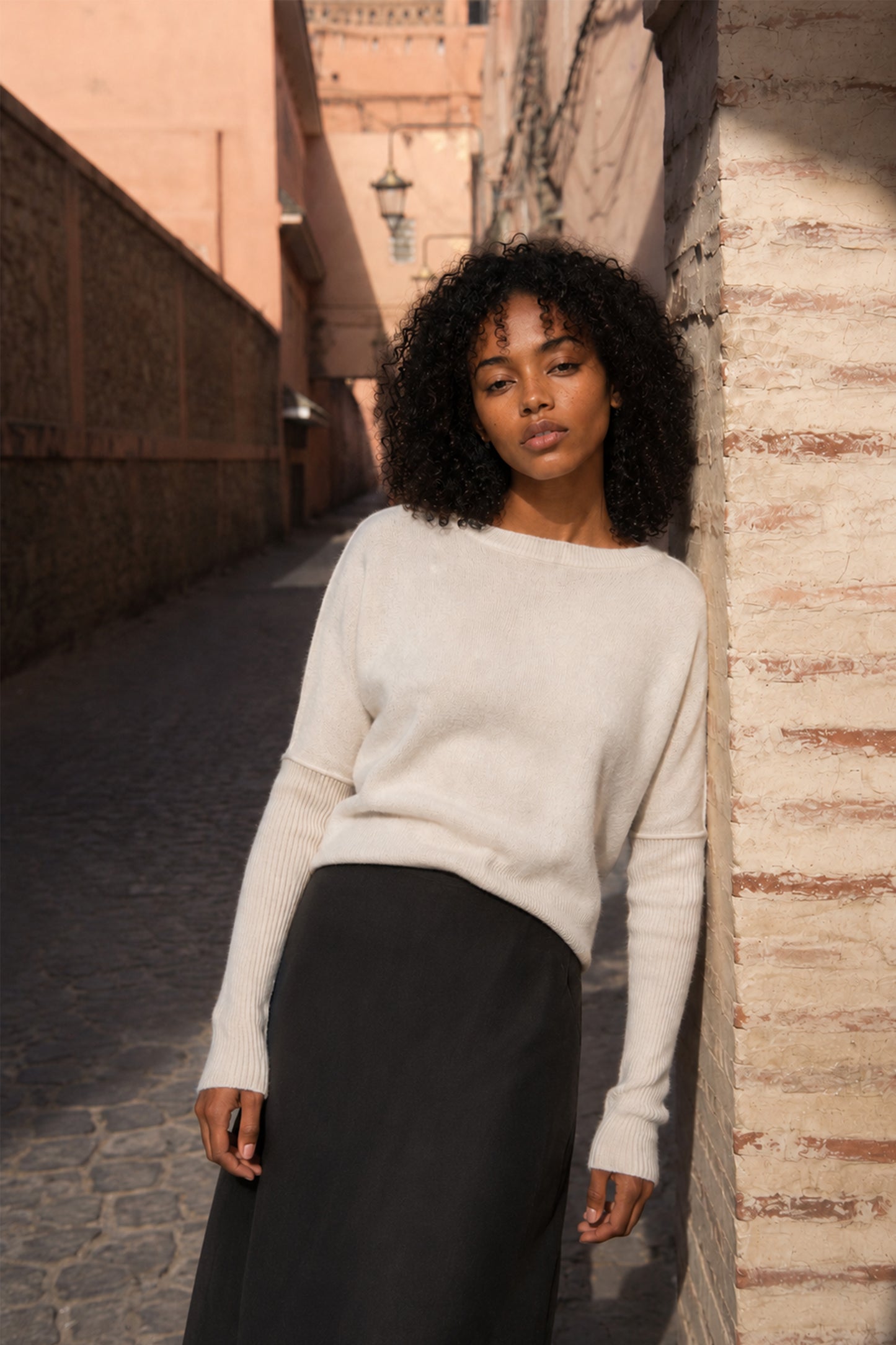 Miri Ivory Cashmere Knit