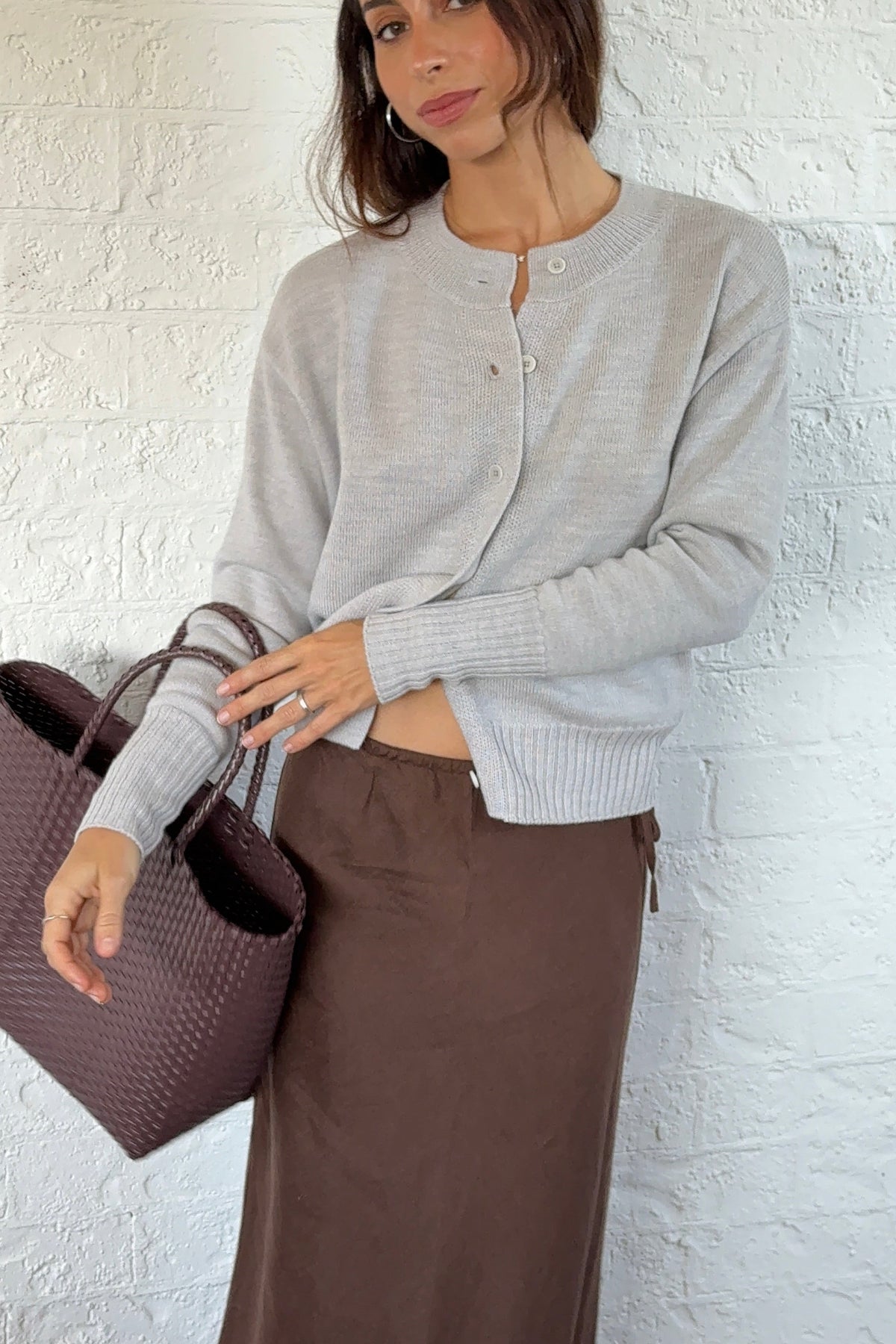 TAYLOR FOG MERINO CARDI