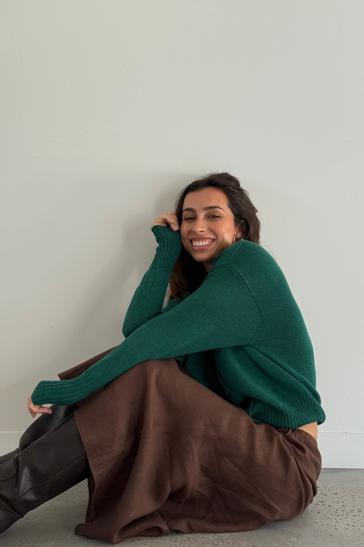 TAYLOR PINE MERINO CARDI