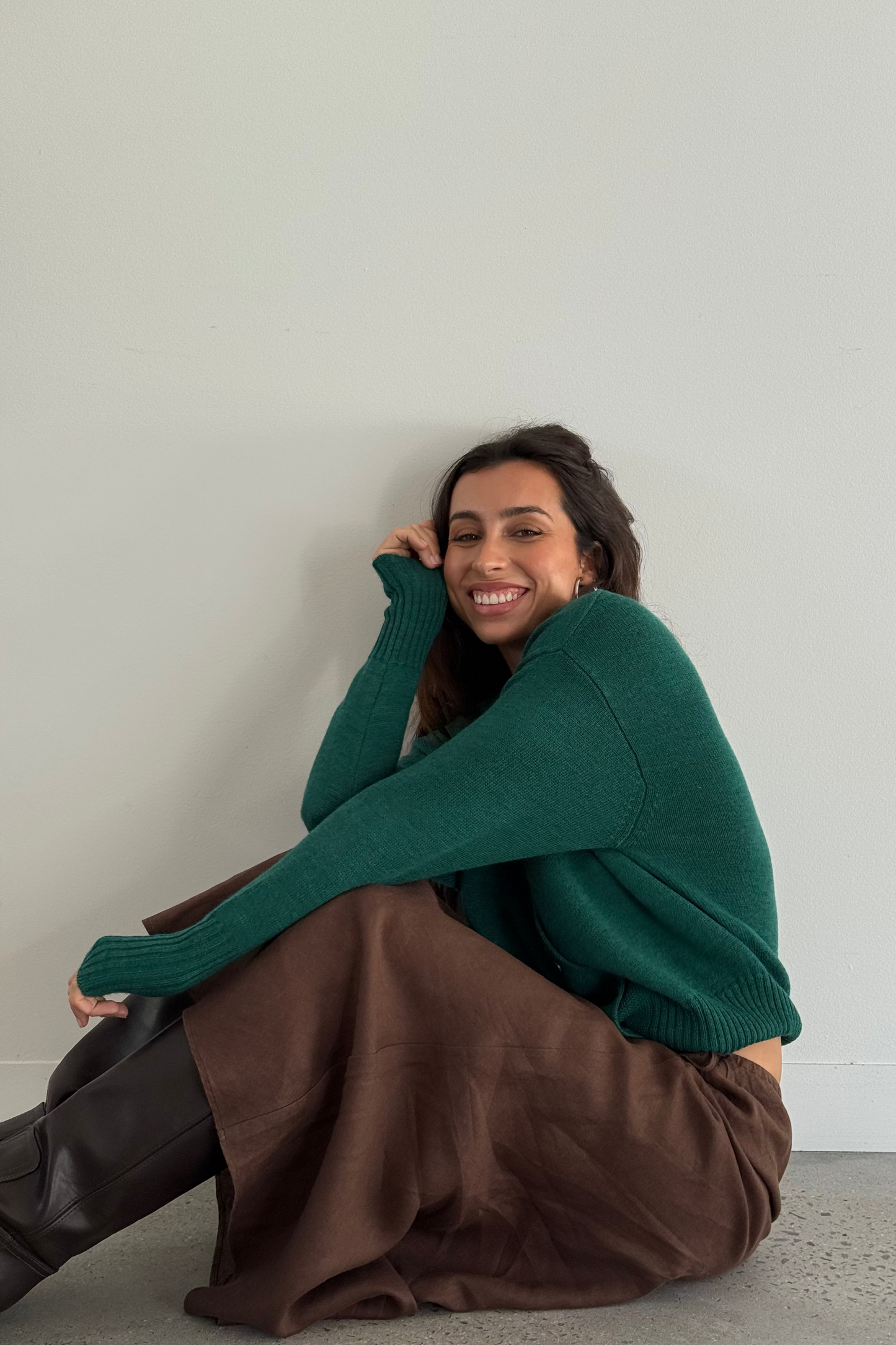 TAYLOR PINE MERINO CARDI